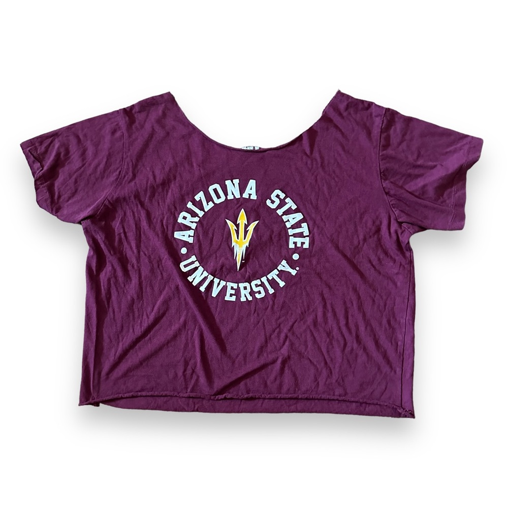 Arizona State University, MV sports crop top T-shirt